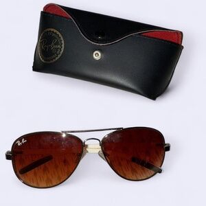 Ray ban aviator glasses